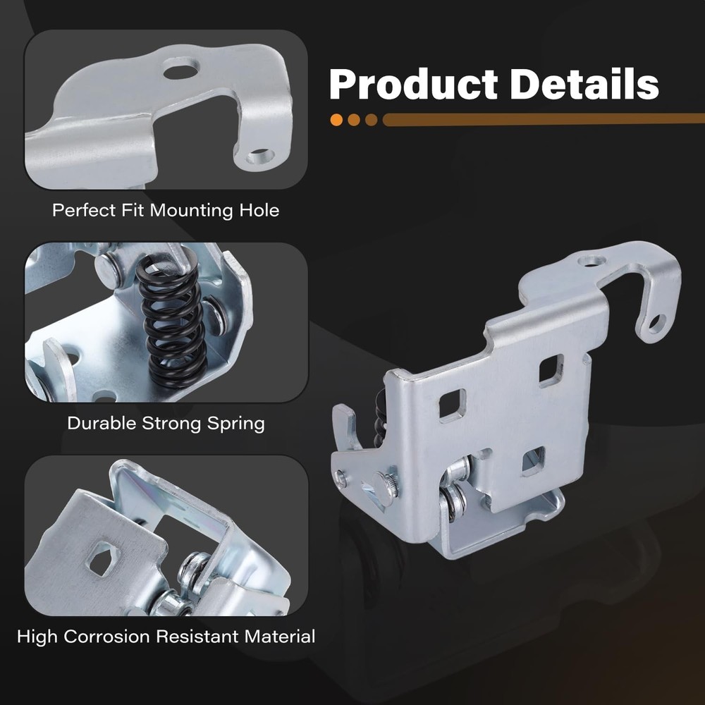 AFEISOL Front Left Driver Side Lower Door Hinge, Compatible with Chevy Silver...