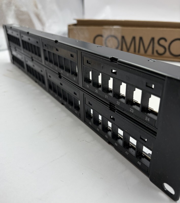 COMMSCOPE CPP-SDDM-SL-2U-48 CAT6/ 6A RJ45 48-PORT EMPTY PANEL 760237047