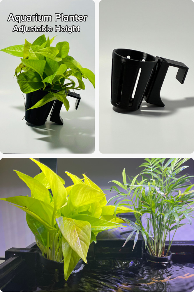 Aquarium Plant Holder-Adjustable Height
