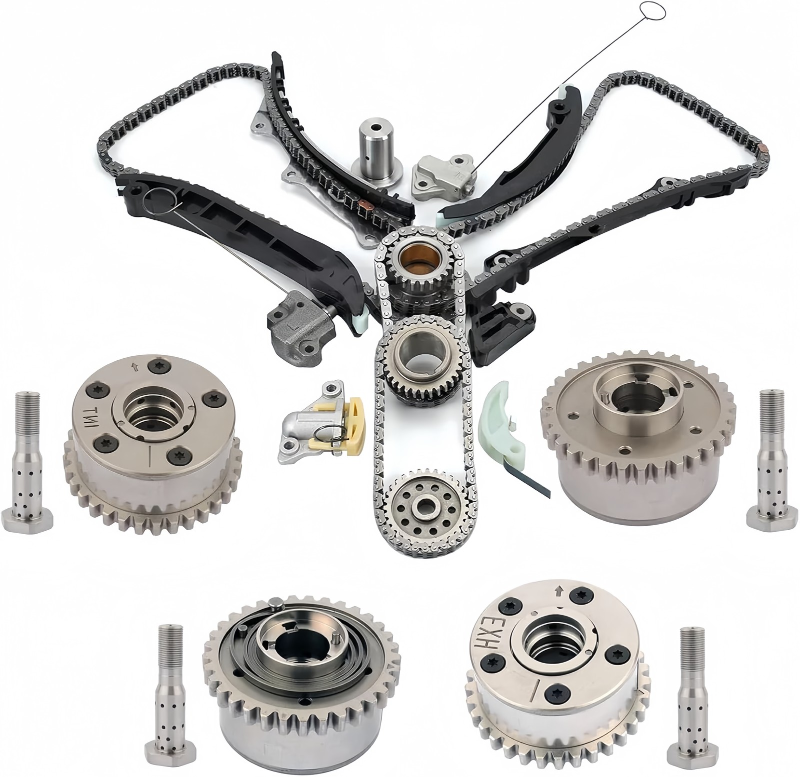 3.6Timing Chain Kit VVT For Chrysler 200 300 Dodge 2011-2015 3.6L DOHC 5184357AE