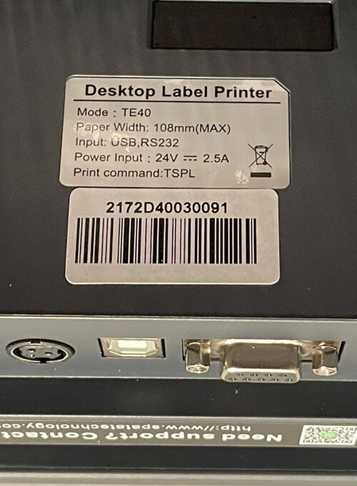 Desktop WiFI Thermal Label Printer