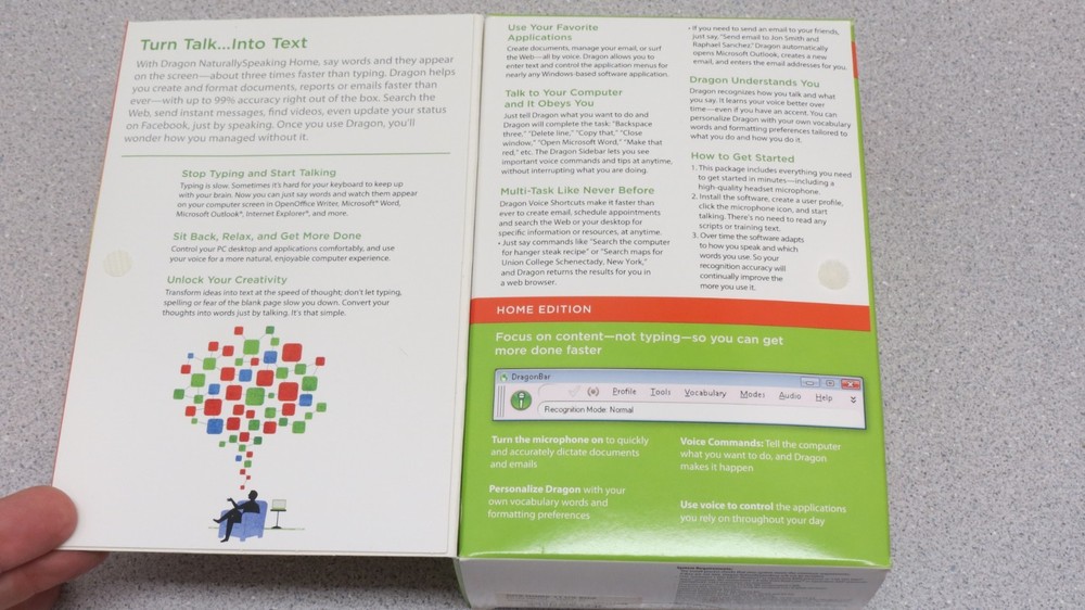 Dragon Naturally Speaking Speech Recognition Software Version 11