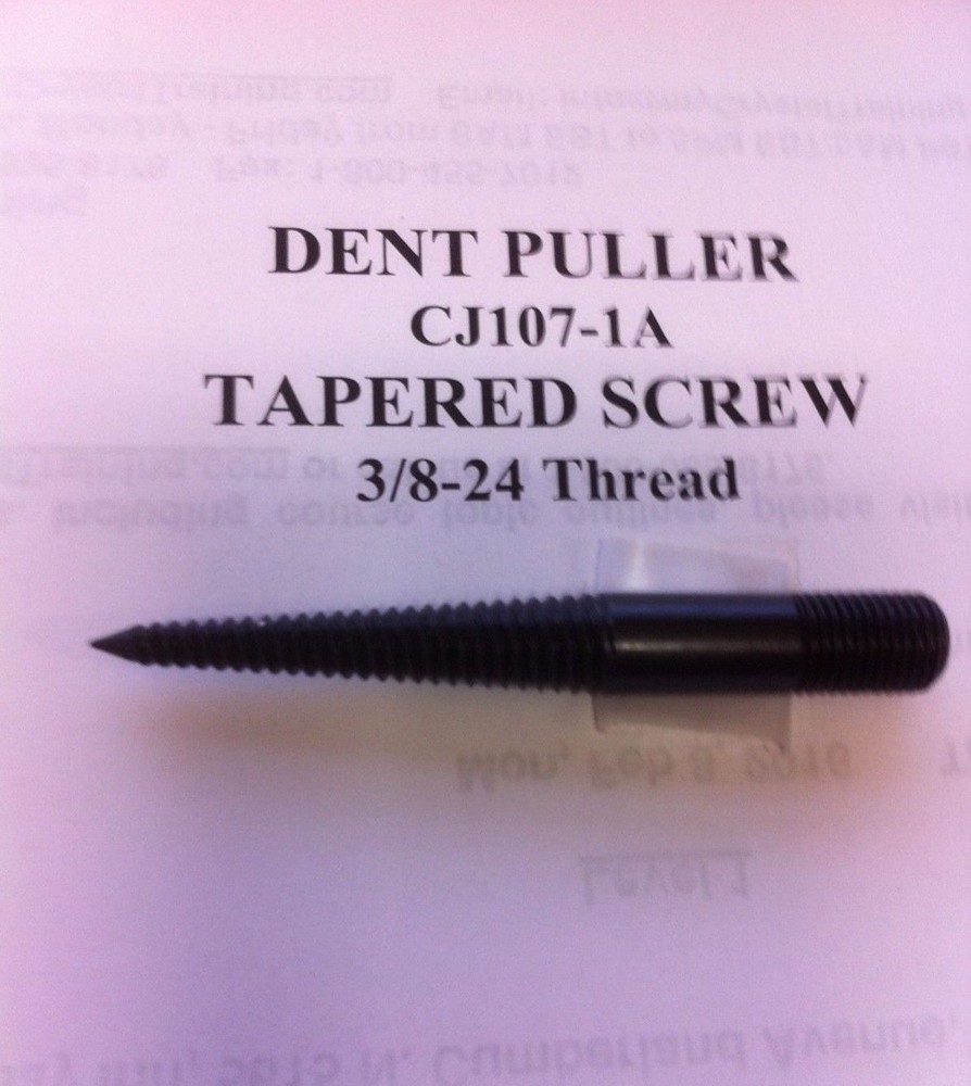 AUTO BODY DENT PULLER TOOL, TAPERED SCREW