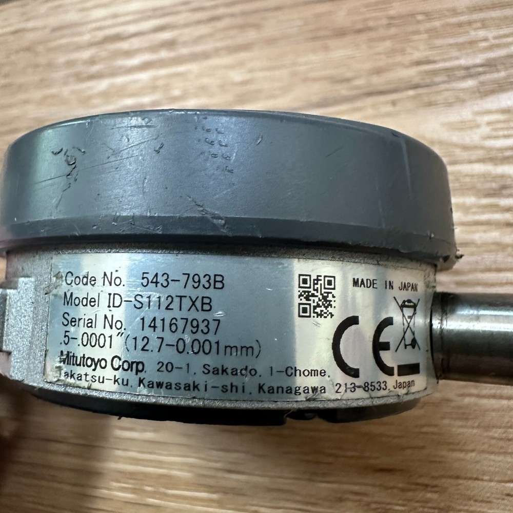 Mitutoyo 543-793B ABSOLUTE Digimatic Indicator .0001" Resolution