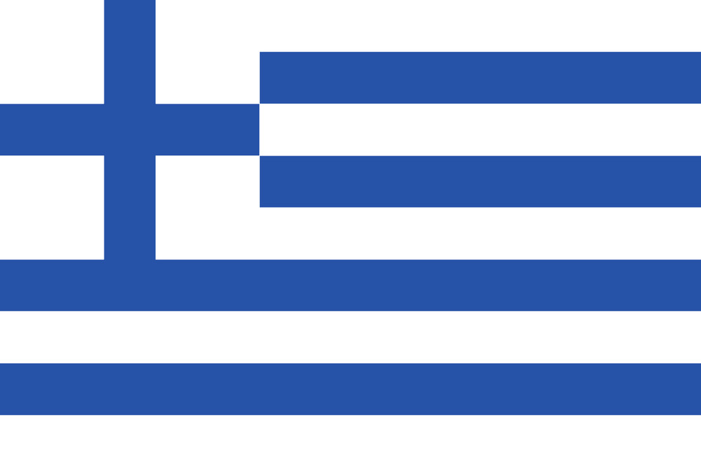 Greece Flag Sticker Decal XV