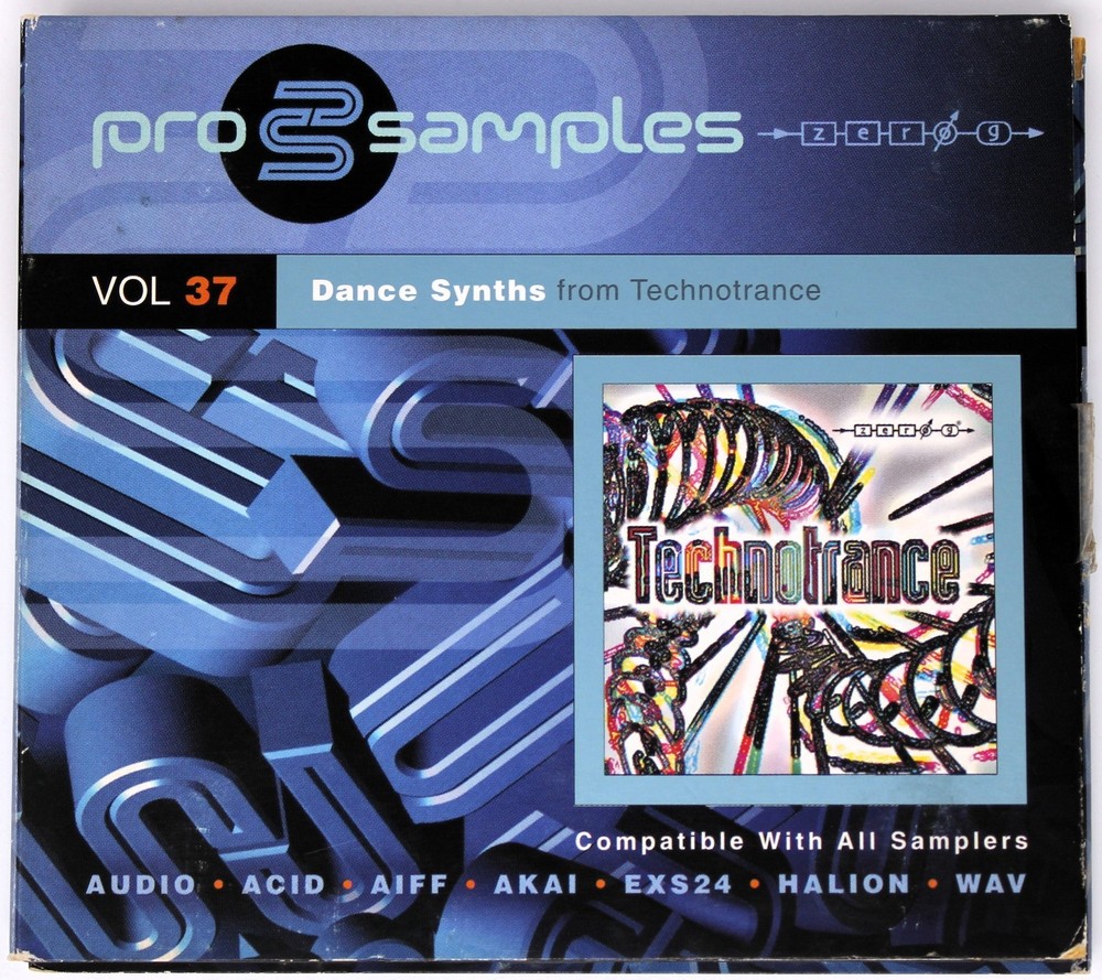 Zero-G Pro Samples 37 Dance Synths Sample/Sound Library/Sampling Double CD