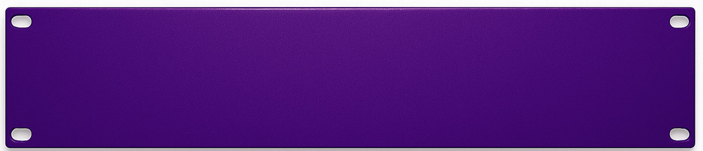 Candy Purple 2U Rack Panel – 19” Solid Steel Faceplate – Custom Finishes!
