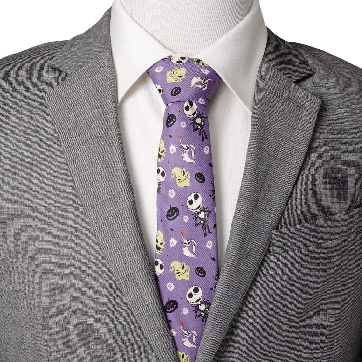 👔 Disney The Nightmare Before Christmas Purple Men's Tie