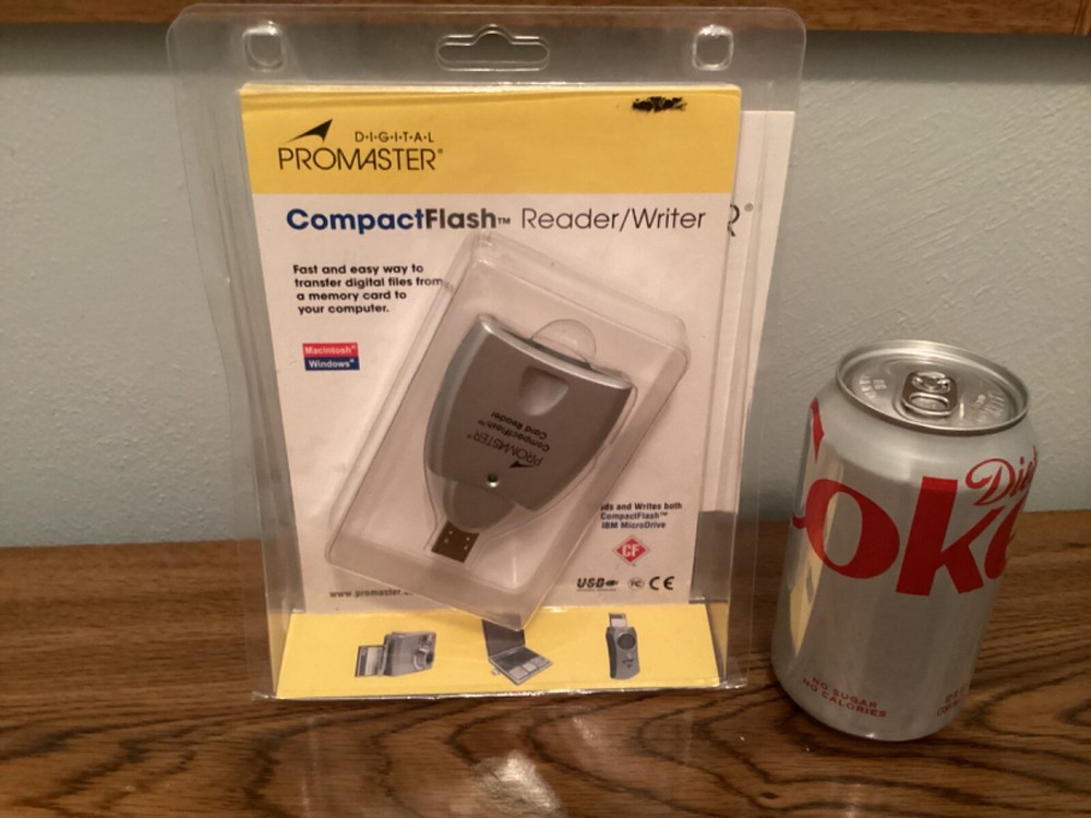 Digital Promaster Compact Flash Reader Writer Code 5673 Mac Windows New