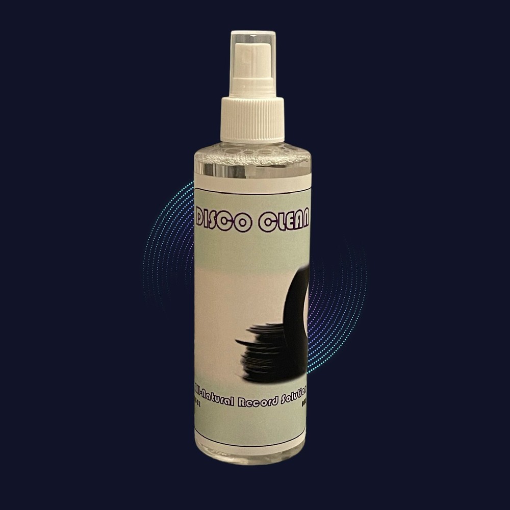 DISCO CLEAN All Natural Record Cleaning Solution 8oz. Try Me!!!