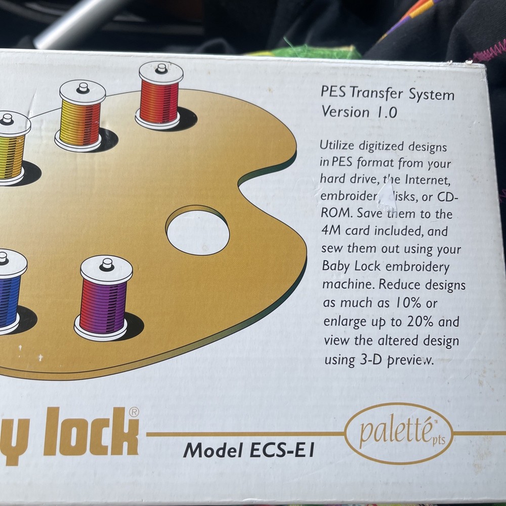 Baby Lock Model ECS-E1 PES Transfer System Version 1.0