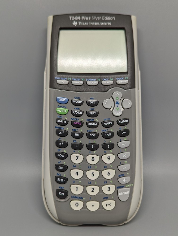 Texas Instruments TI-84 Plus Silver Edition Graphing Calculator (Tested/Working)