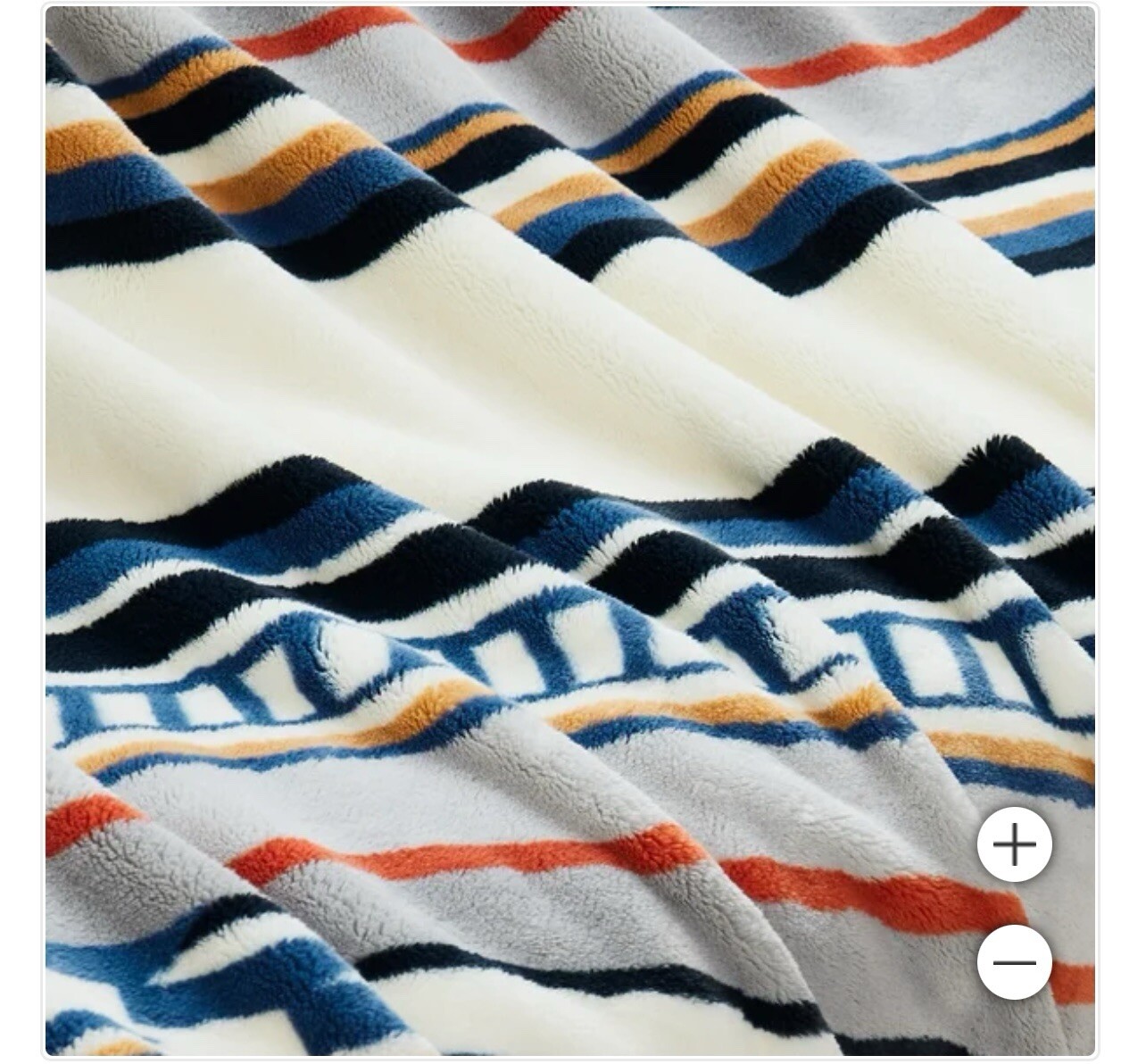 Pendleton Plush Throw Soft Plush Pinto 100% Polyester 50" x 70" New