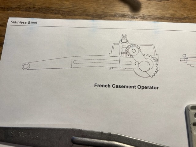 Straight Operator Right Hand 2011 present Andersen E series casement
