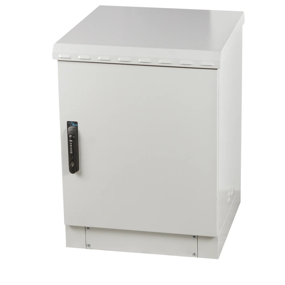 7U-12U Floor Standing Outdoor Network Cabinet - Single Wall, Weatherproof & IP55