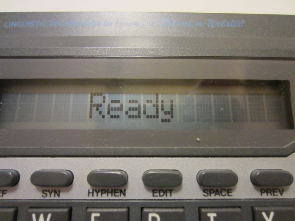 Franklin Wordmaster Deluxe Computer Model WM-1055 Linguistic Technology