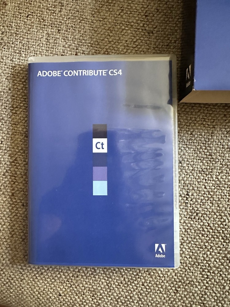 Ad0be Contribute CS4 Software for Windows Full Retail W/ Serial Number