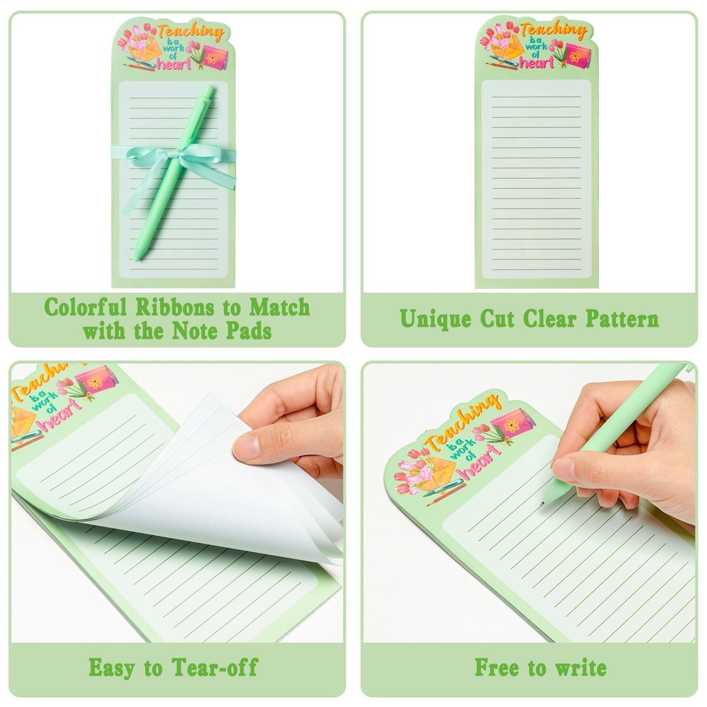 ANGOLIO 8Sets Teacher Notepad Sets to Do List Sticky Notes Memo Notepads Bulk...
