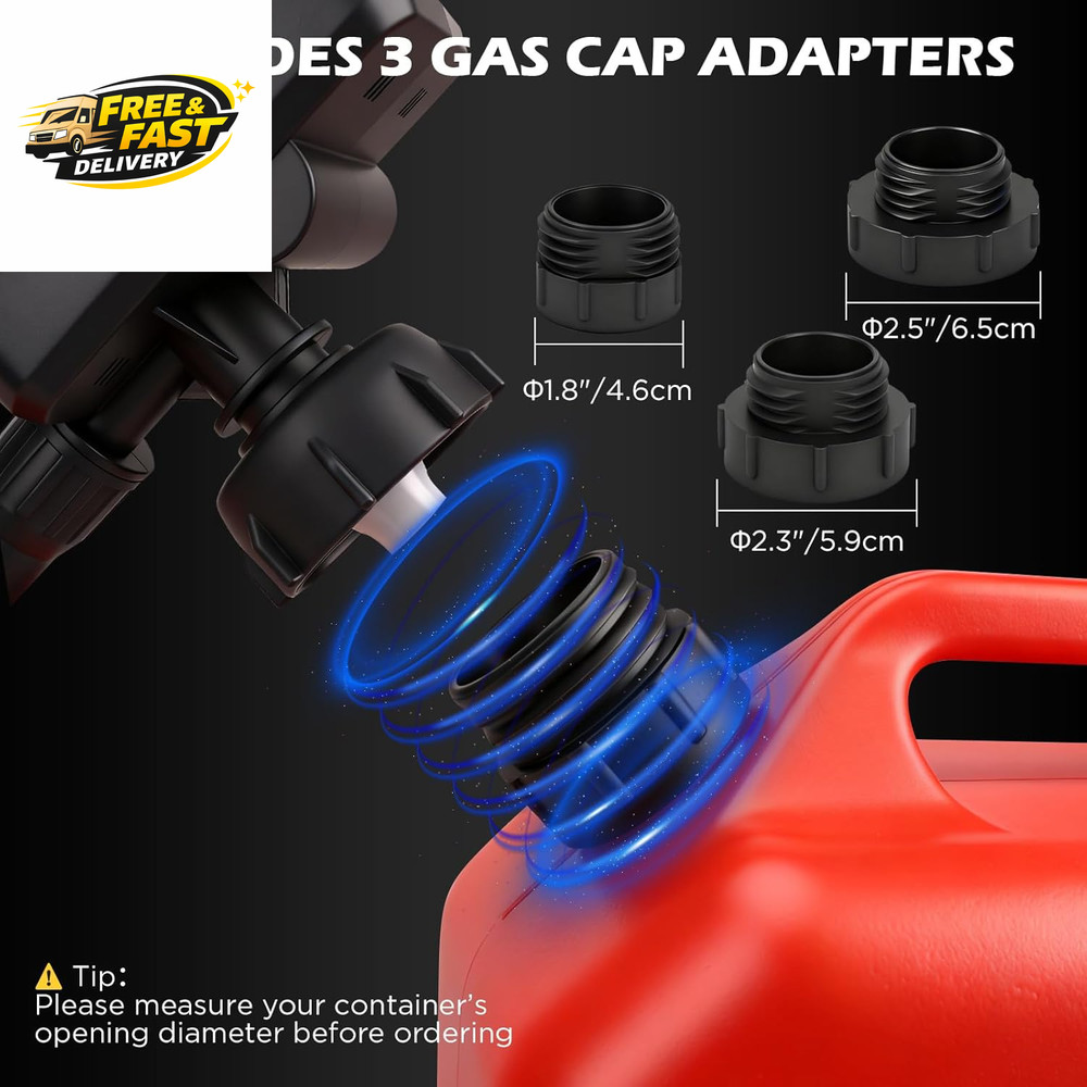 Automatic Fuel Transfer Pump with Auto-Stop Sensor(3.2 GPM), Battery Operated