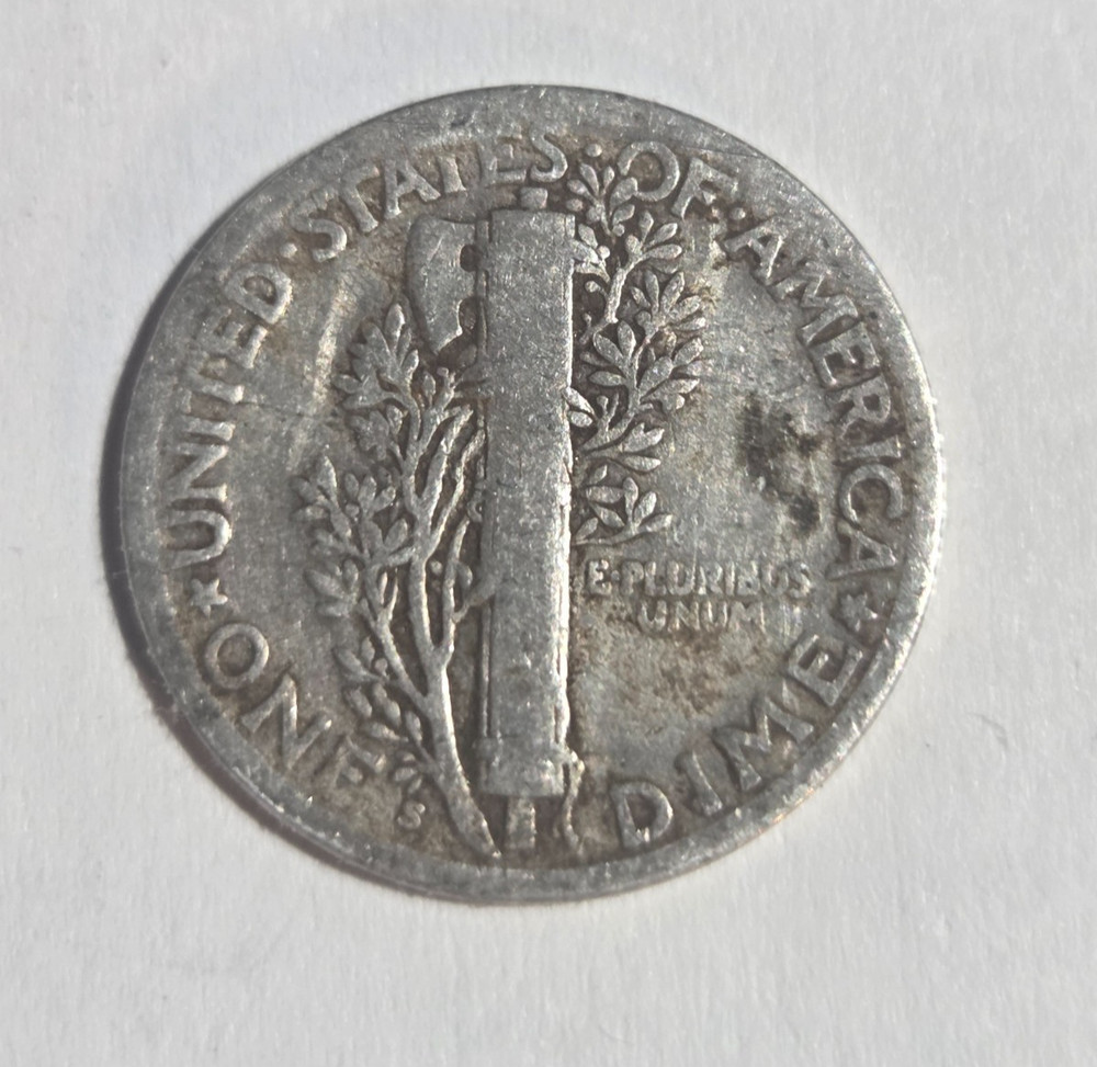 1925 S Mercury Dime