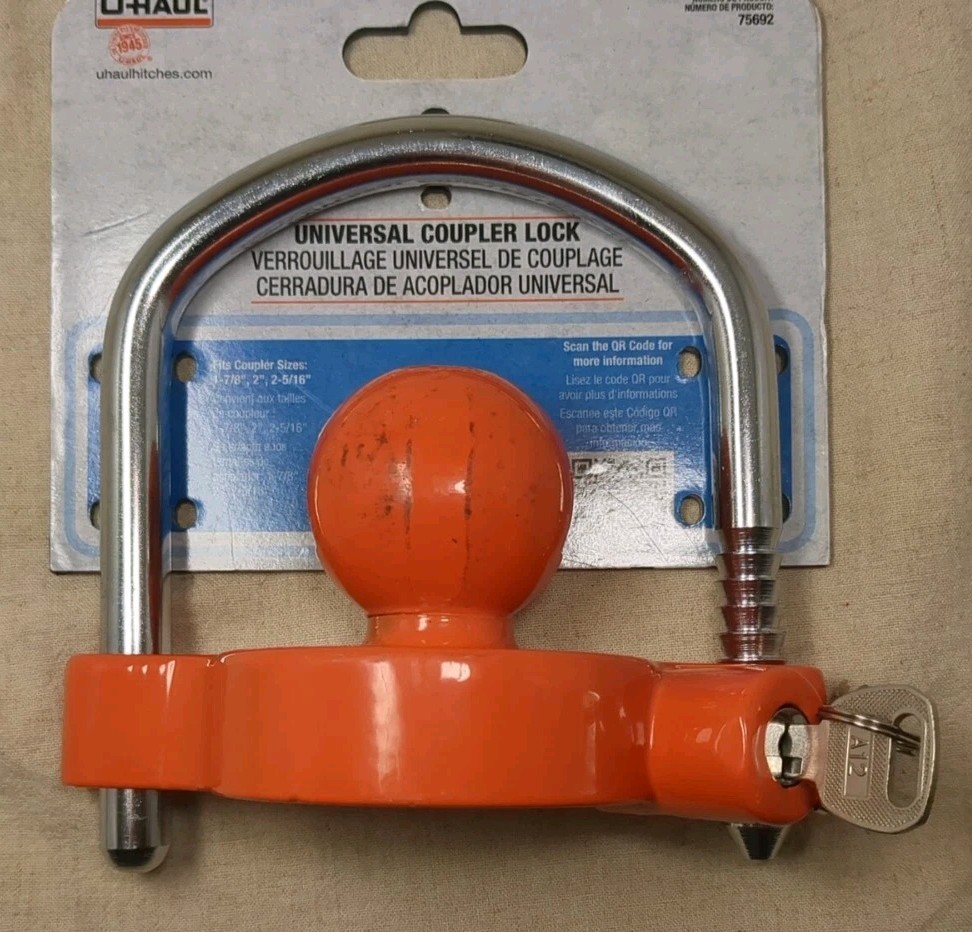 U-HAUL Universal Trailer Coupler Lock 2" Coupler Lock