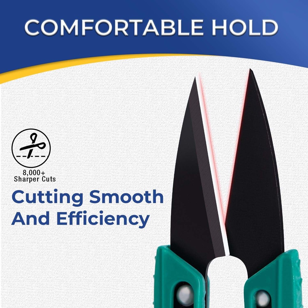 Damita 4.2 inch Sewing Scissors - Wider Handle Thread Snips - Black