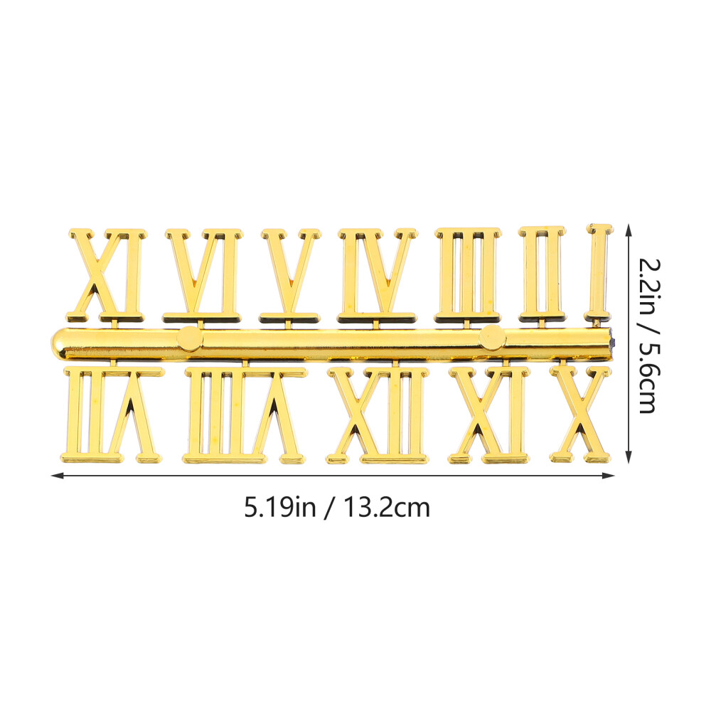 15 Sets Wall Clock Numerals Clock Numerals Roman Numerals for Clock