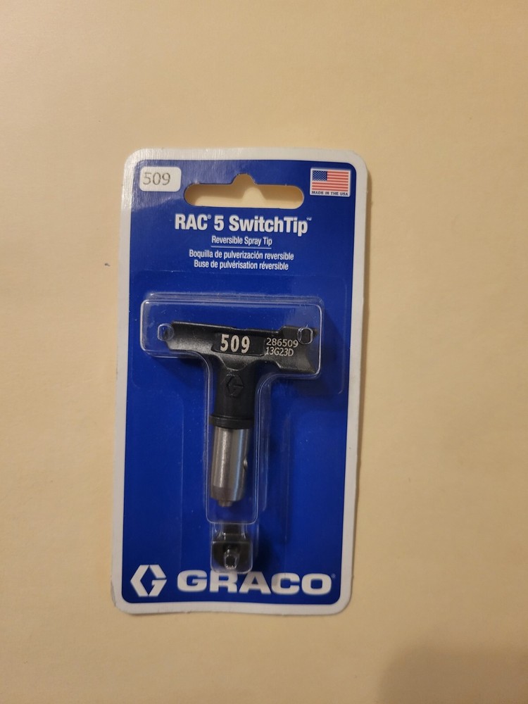 Graco RAC 5 Switch tip Reversible 509 MADE IN USA