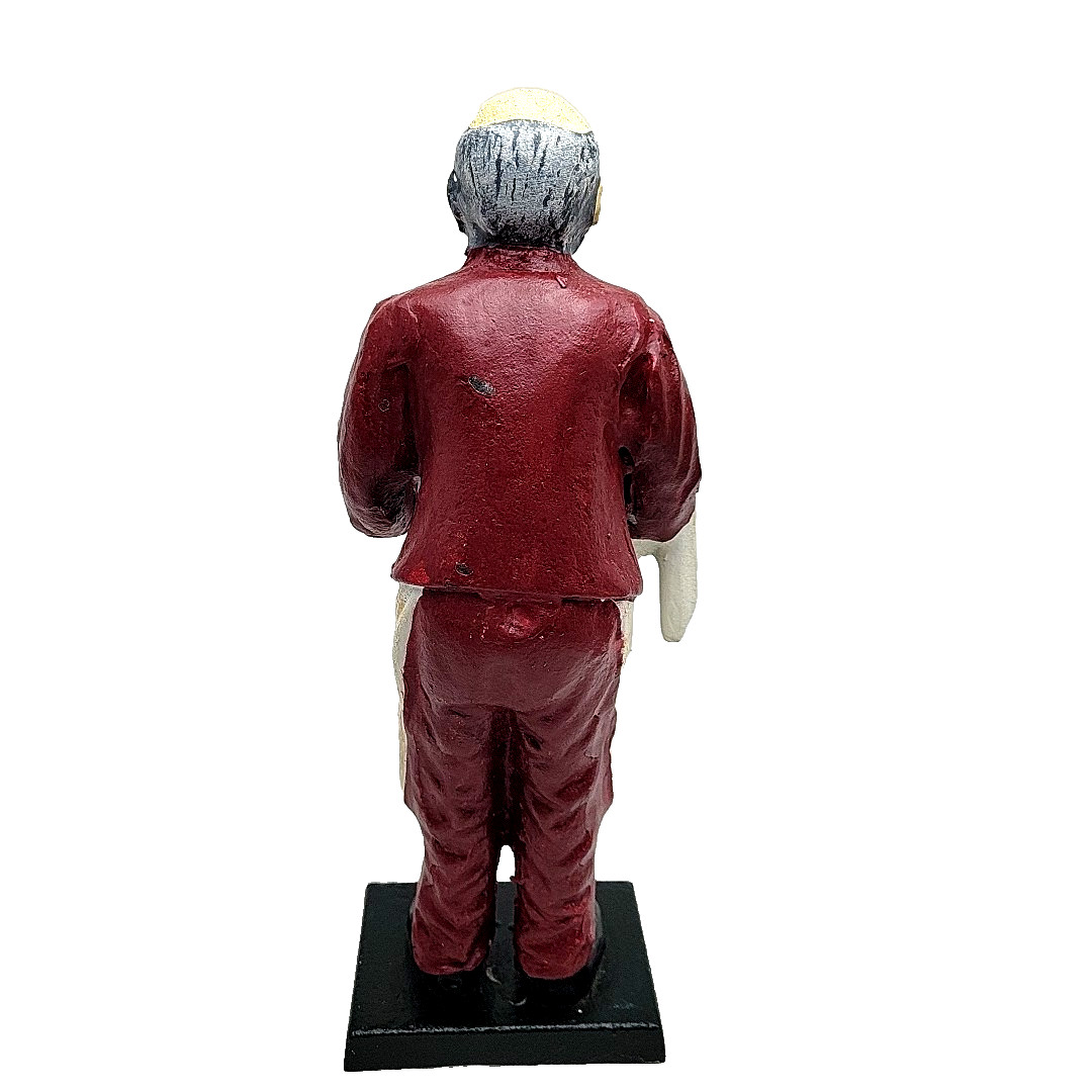 Connoisseur Statue - Old Man Butler Statue Server Cast Iron 12"- Butler Statue