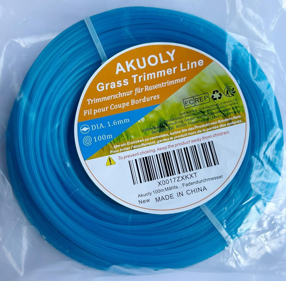 Grass Trimmer Line .065'' Weed Wacker Eater String 328Ft String Trimmer Lines, N