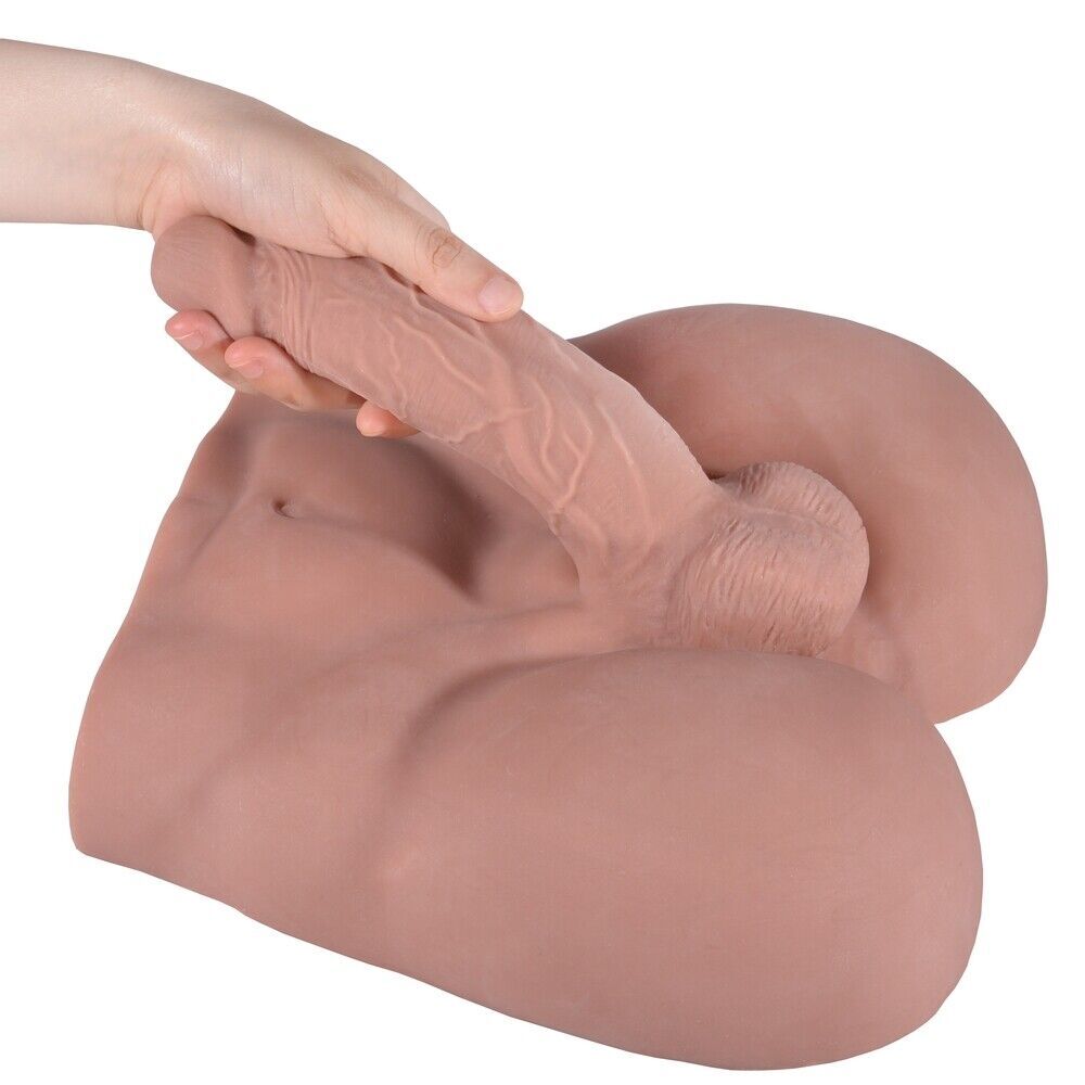 Huge Lifelike Dildo Sex Doll Male Body Torso Adult Sex Toy Big Penis For women-x