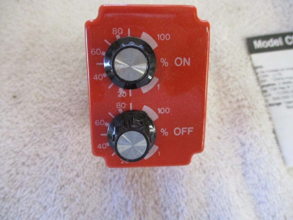 NIB ncc Solid State Time Delay Relay 6-600SEC 120V CKK-00600-461