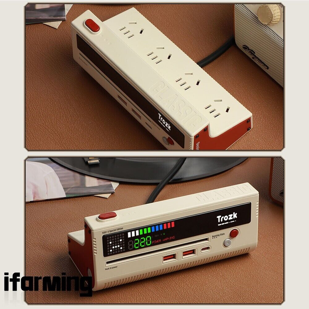 TC-02 Game Style Power Socket Multi-functional Fast Charging Power Socket 20W