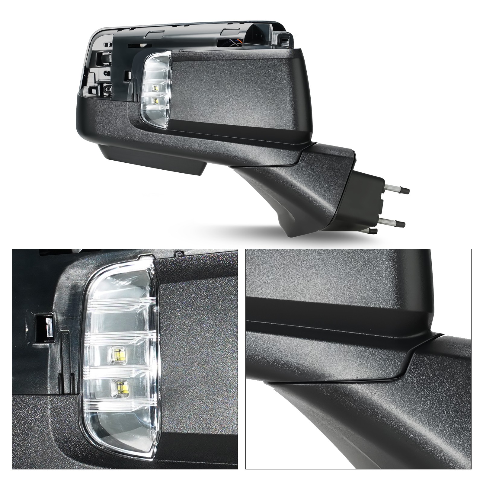 Right Side Mirror w/ Camera w/ BSD For 2019-2025 Chevy Silverado 1500 16 Pins