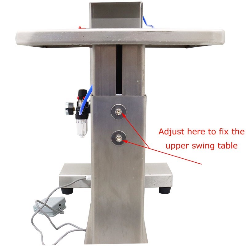 30ml-300ml Pneumatic Paste & Liquid Filling Machine Single Head Floor Type