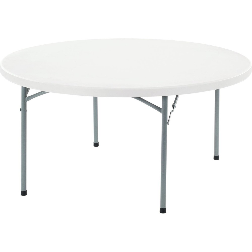Global Industrial Folding Round Plastic Table 60" White