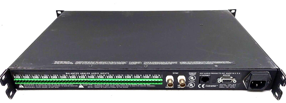 QSC Digital Audio Router Rave 161s