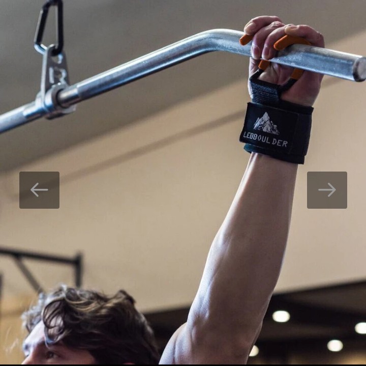 LEBBOULDER Weight Lifting Hooks Pair.