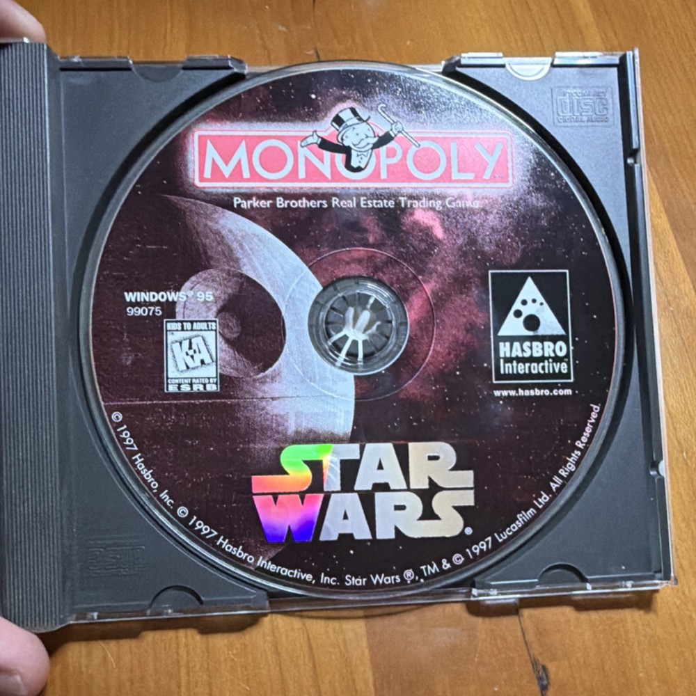 Hasbro Interactive Monopoly Star Wars CD-ROM Edition CD