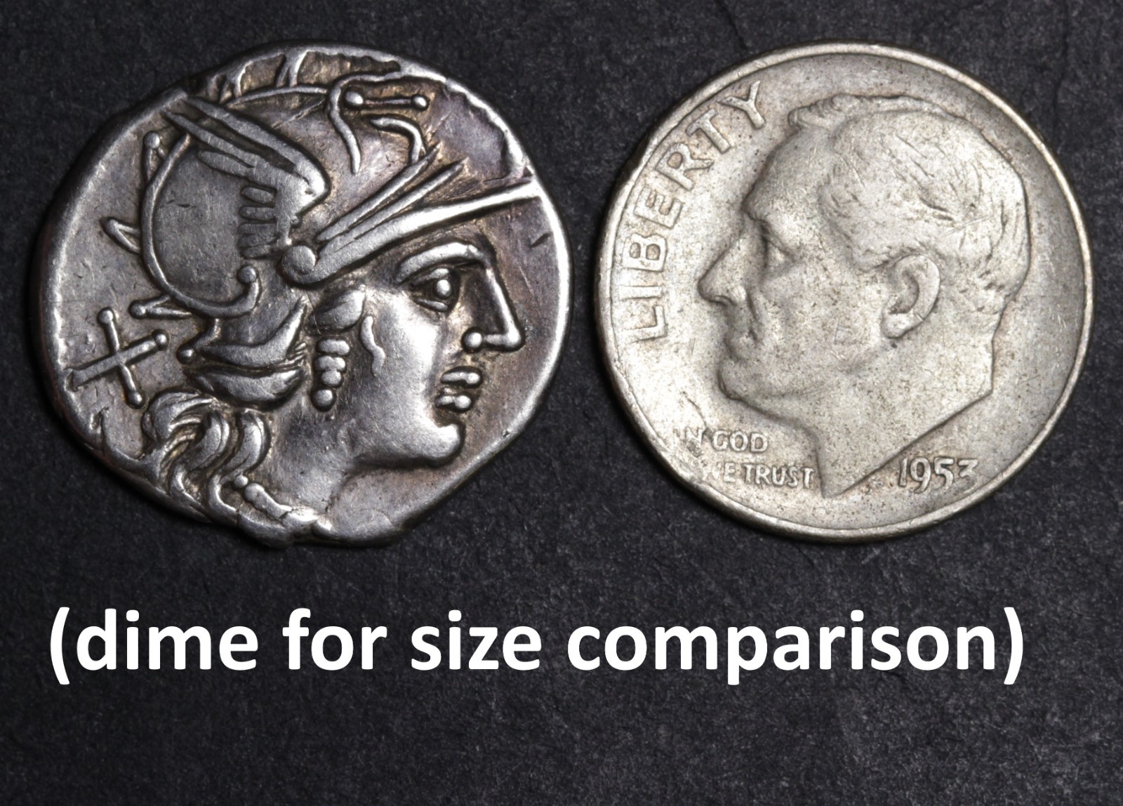 Roma Head Denarius 138BC Ancient Roman Republic Silver Coin Ch VF Paetus Gemini