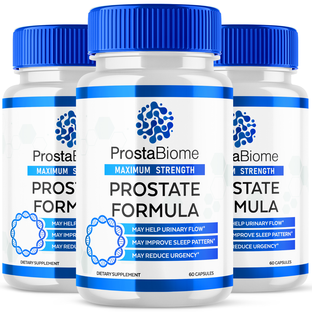 (3 Pack) Prostabiome Maximum Strength Prostate Formula Pills (180 Capsules)