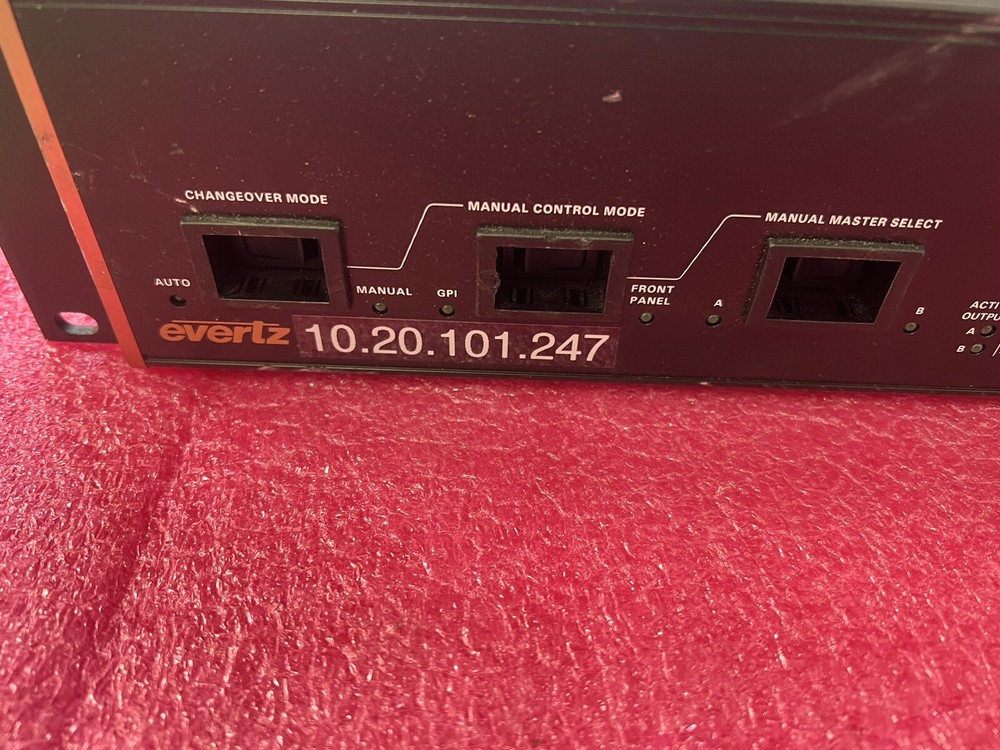 Evertz 5600ACO2 Automatic Changeover System