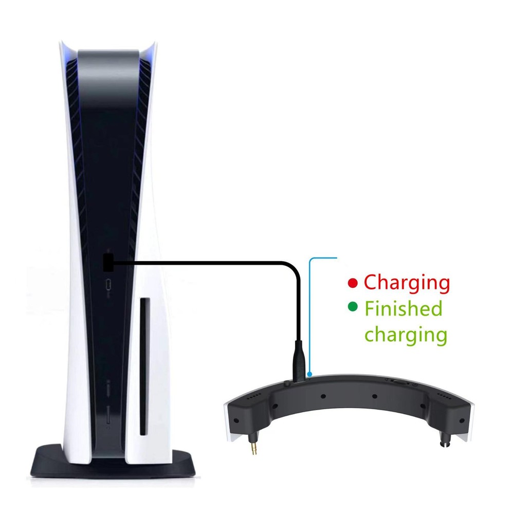 For PS5 VR2 Headset Stereo External Amplifier Speaker Accessories Type-C Charge