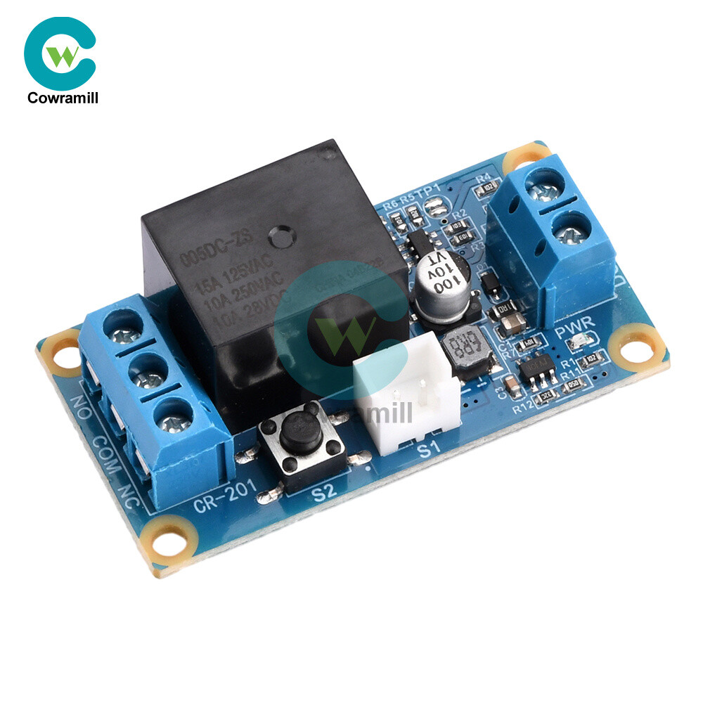 DC 5-28V 1 Way Bistable One Key Start Stop Self Locking Trigger Relay Module