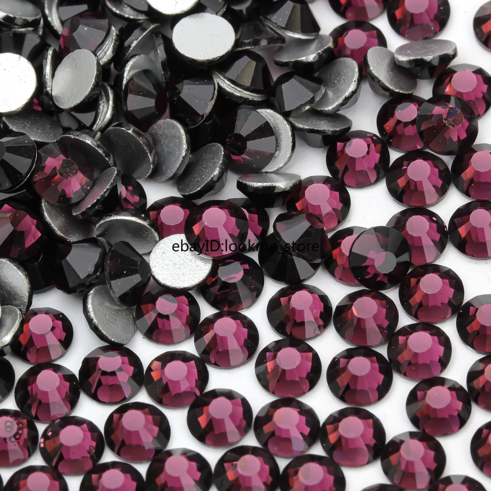 Non Hotfix Crystal Glass Rhinestones Flatback Nail Art Gems 3D Glitter Art Deco