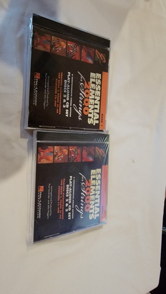 ESSENTIAL ELEMENTS 2000 FOR STRINGS Play Along CD New Disc's 2 & 3 Learn Basics