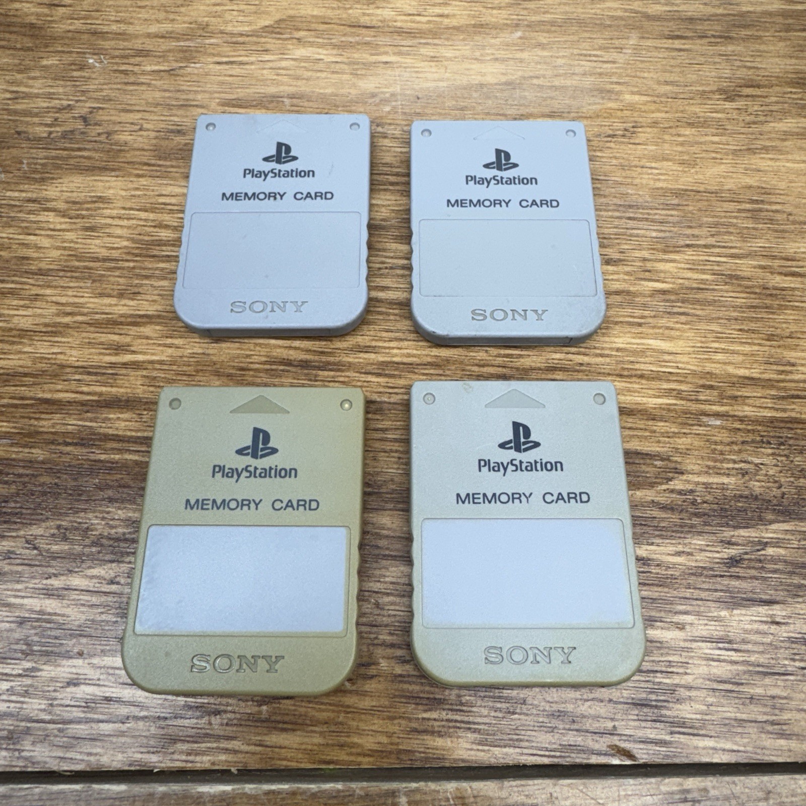 Sony Playstation 1 PS1 Official OEM 15 Block Memory Card SCPH-1020 Gray Tested