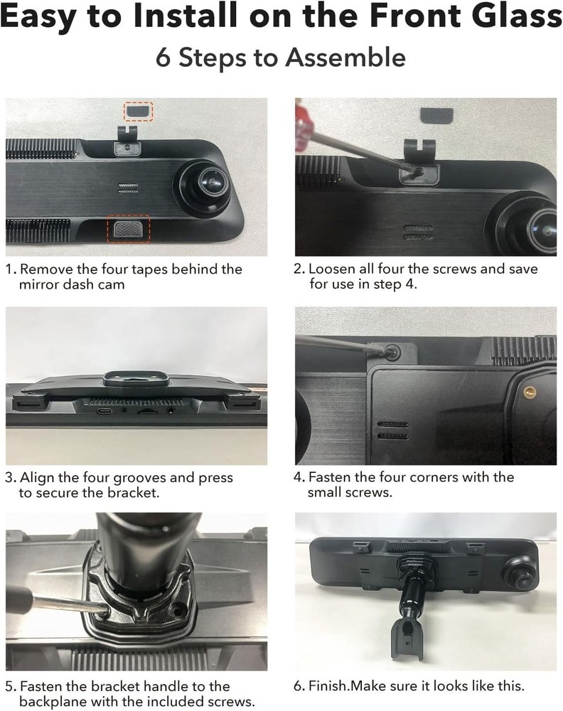 OEM Bracket for USB C Dash Cam - Compatible with G900 Series Models