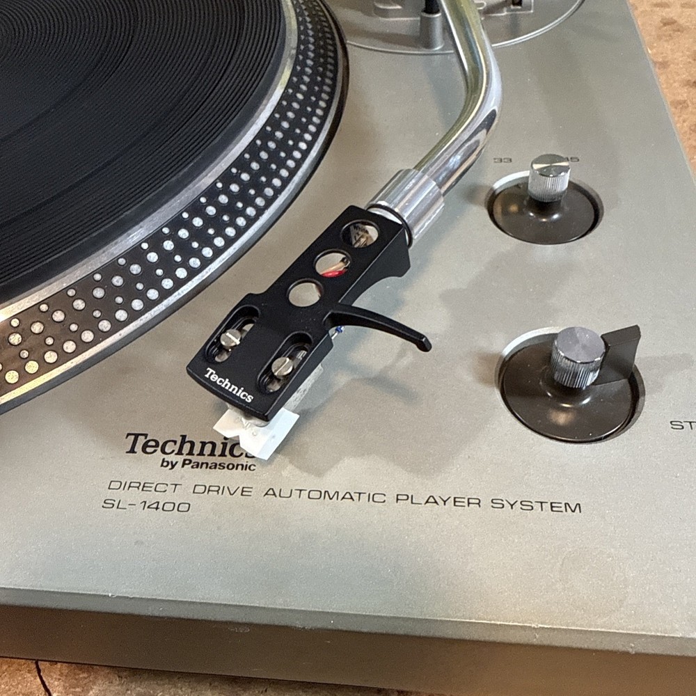 technics sl 1400 turntable Direct Drive Automatic Silver Vinyl Record Player