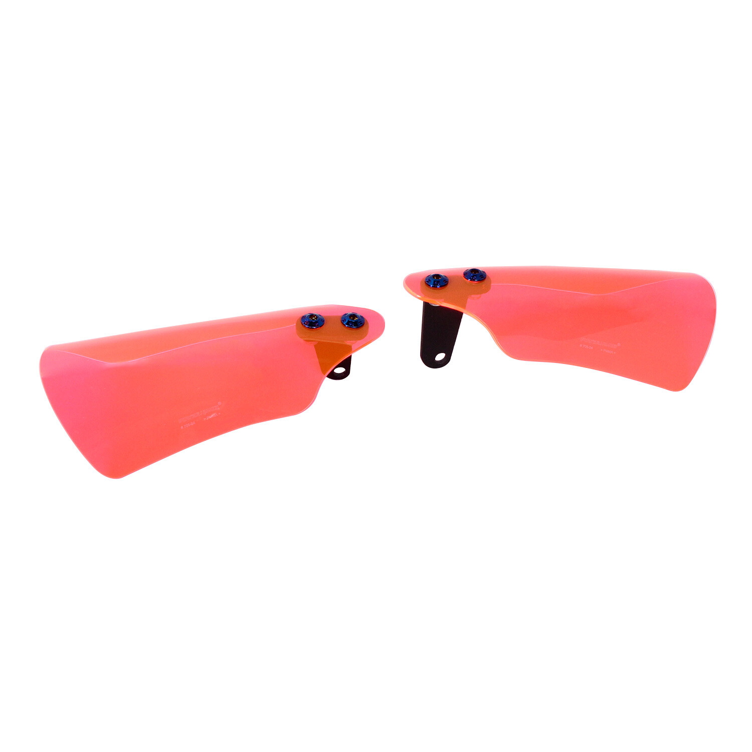 Pink PMMA Hand Grips Protector Windshield Fits Harley Touring Road Glide FLHX